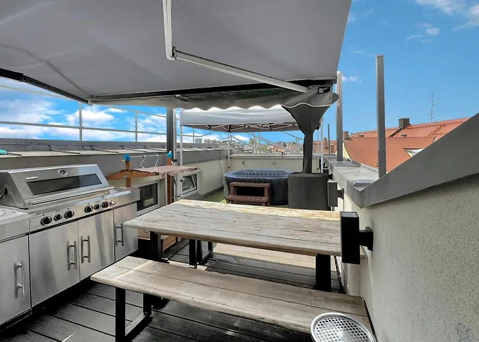 6 Maisonette-penthouse Pool Dachterrasse Luxus