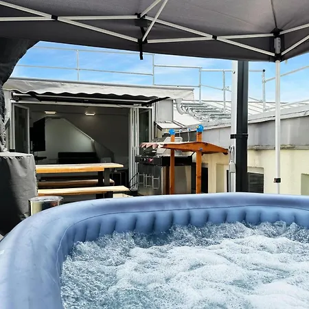 アパート 6 Maisonette-penthouse Pool Dachterrasse Luxus ミュンヘン