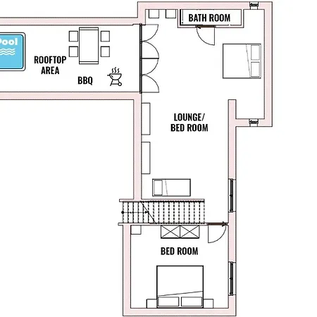 6 Maisonette-penthouse Pool Dachterrasse Luxus Lejlighed München