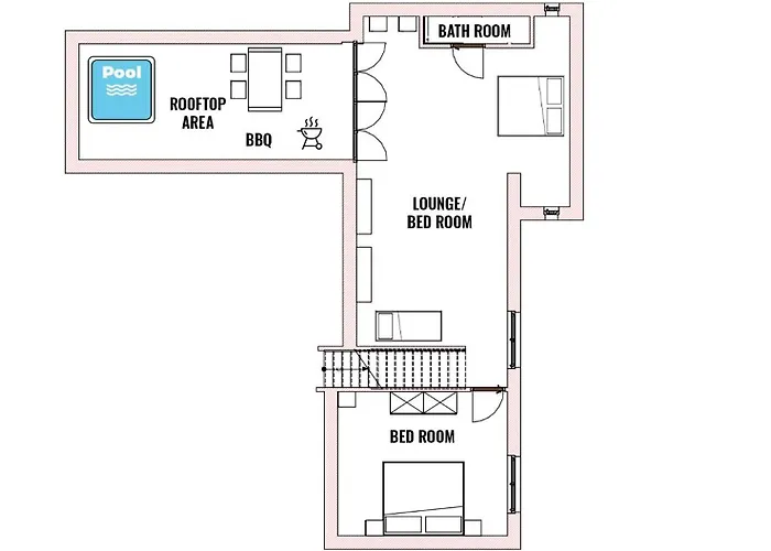 6 Maisonette-penthouse Pool Dachterrasse Luxus Appartement München