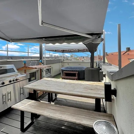 6 Maisonette-penthouse Pool Dachterrasse Luxus